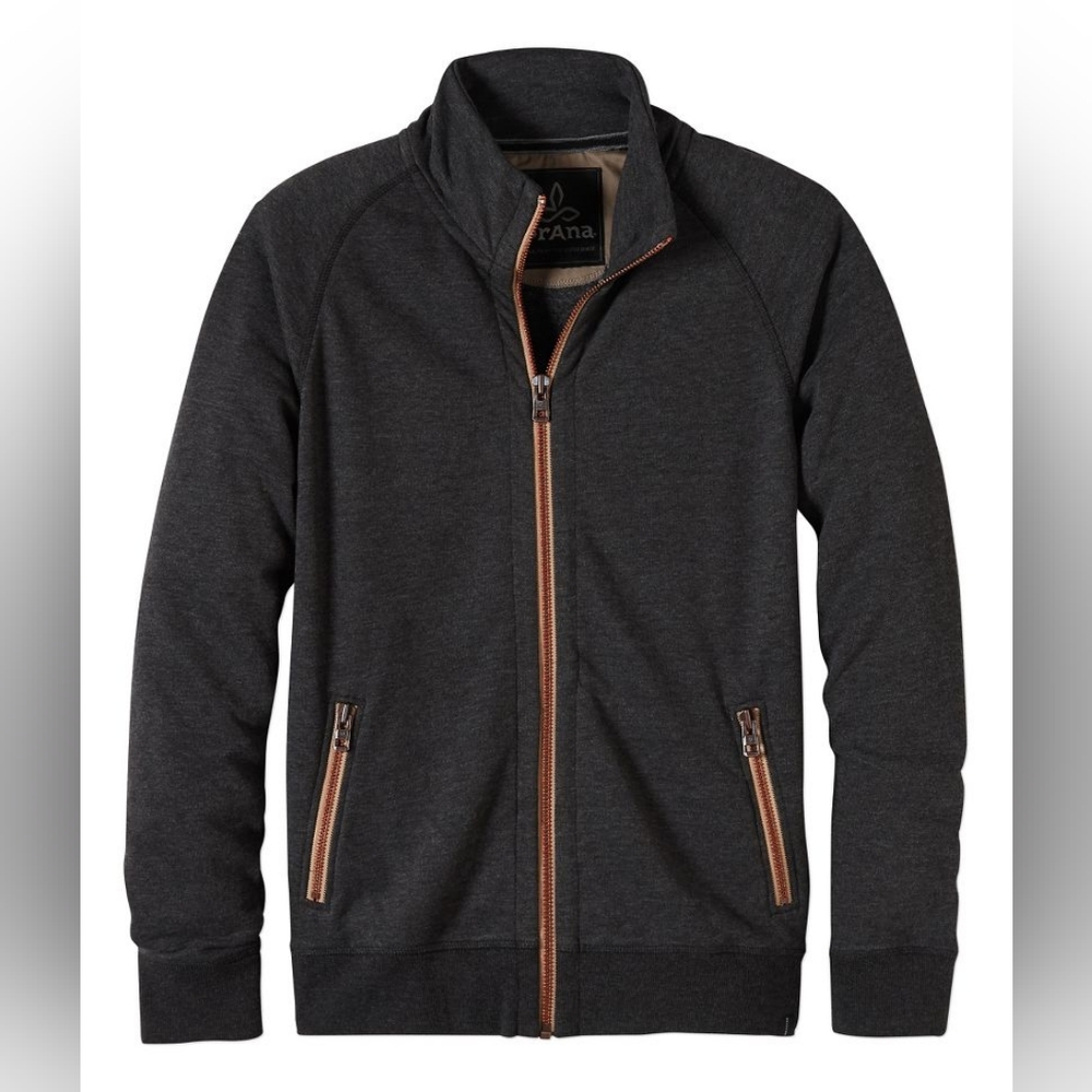 PrAna Lifetime Full-Zip Mock Sweater